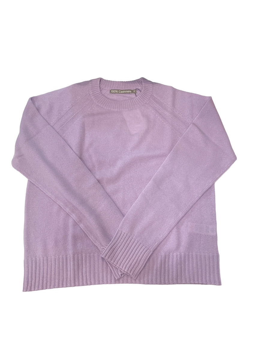 Brodie Cashmere Ivy Sweater Soft Lilac CK Bradley