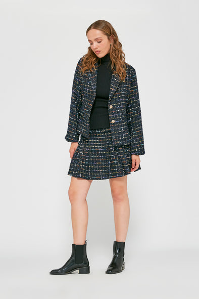 MDM Tweed Jacket -  Black