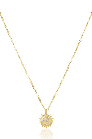 Sahira Tati Sunburst Necklace - Gold