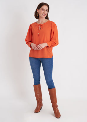 Carmen Blouse - Pumpkin