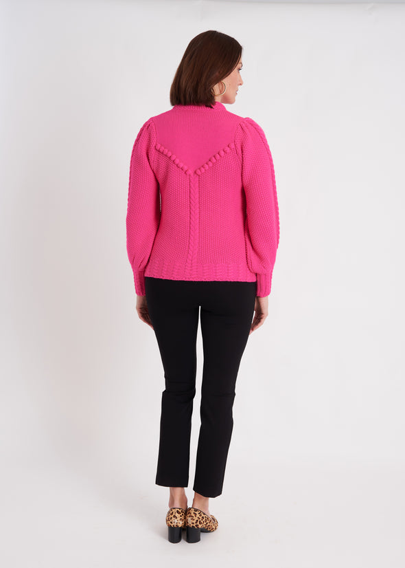 Mead Sweater - Hot Pink