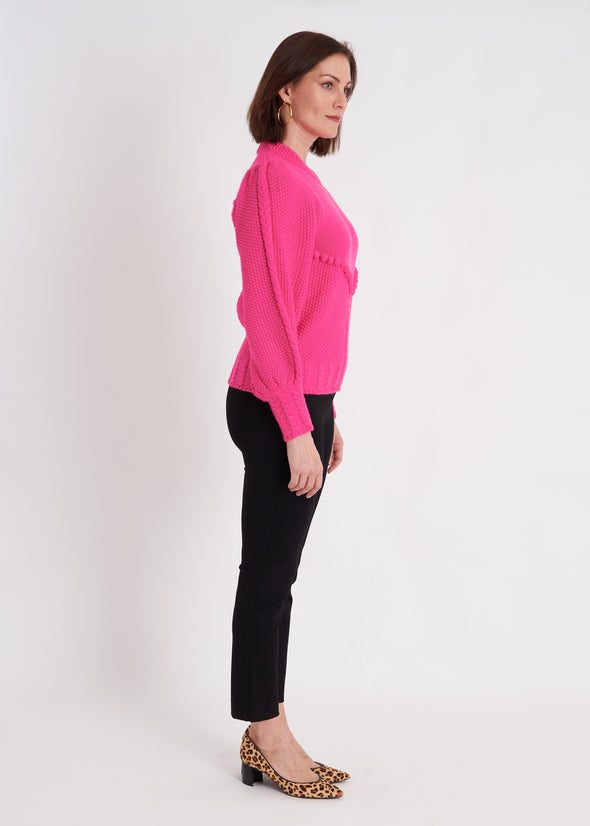 Mead Sweater - Hot Pink