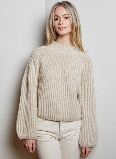 DH New York Sasha Sweater - Ivory Combo