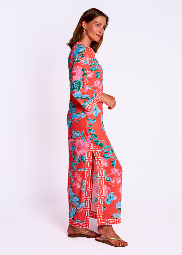 Peppin Caftan - Cordelia Coral Multi