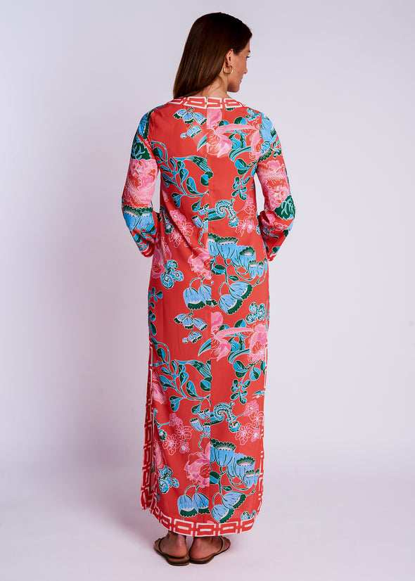 Peppin Caftan - Cordelia Coral Multi