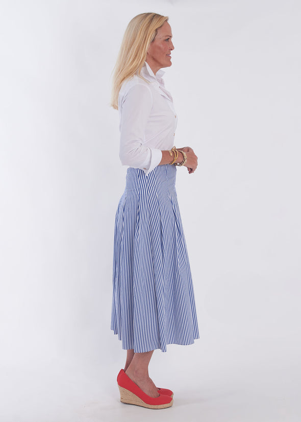 Atoka Skirt - Royal Stripe