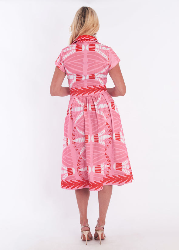 Milan Dress - Papyrus Geranium