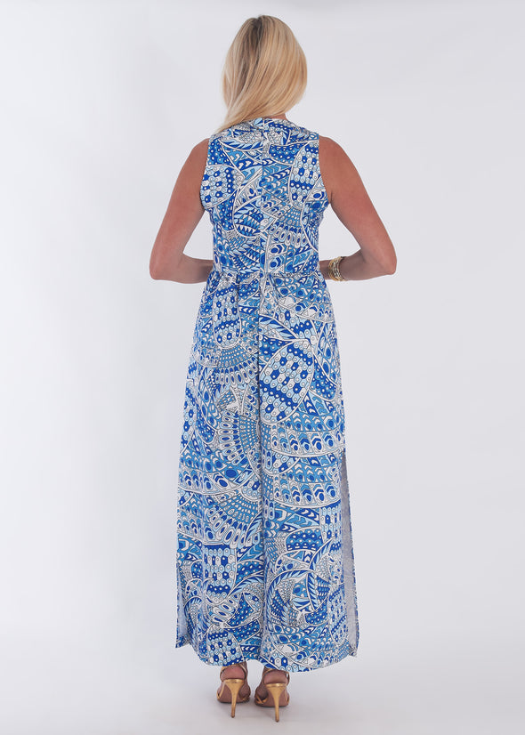 Nina Dress - Falcon Bluejay