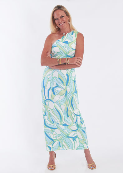 Mallorca Dress (Long) - Mambo Sea Mist