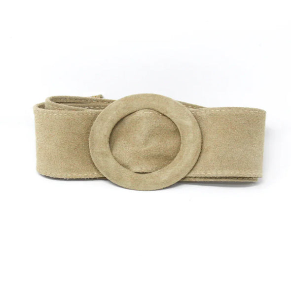 Germán Fuentes Circle Buckle Suede - Various