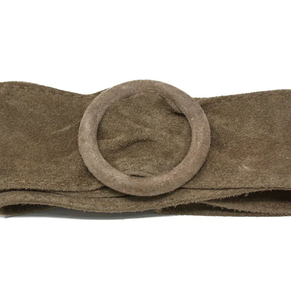 Germán Fuentes Circle Buckle Suede - Various