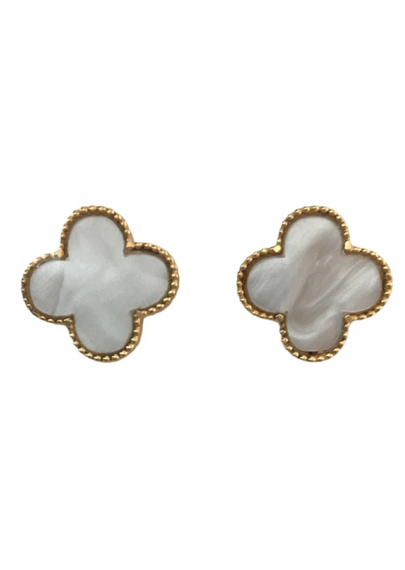 Julie Ryan Shipley Stud Earrings - Mother of Pearl