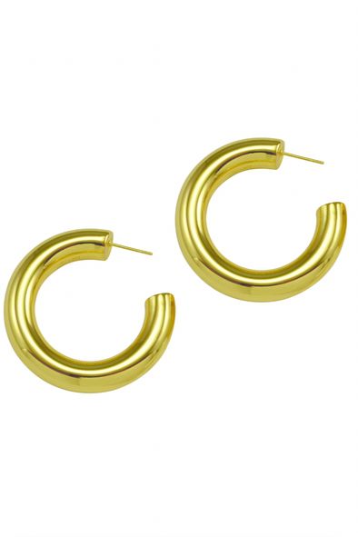 Betty Carre Bianca Hoop Earrings - Gold