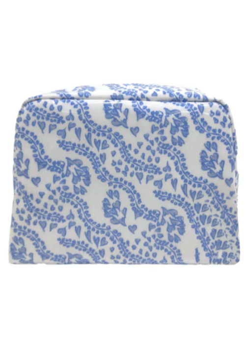 TRVL Luxe Gloss Wash Bag - All Heart Blue