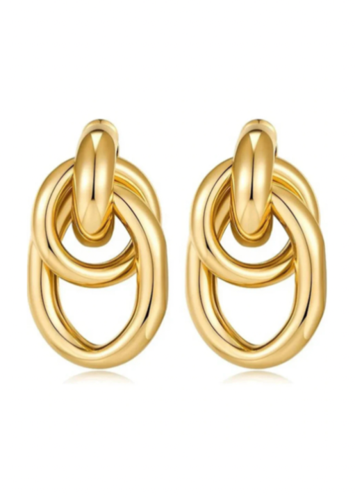 Sahira Andy Knot Earring - Gold