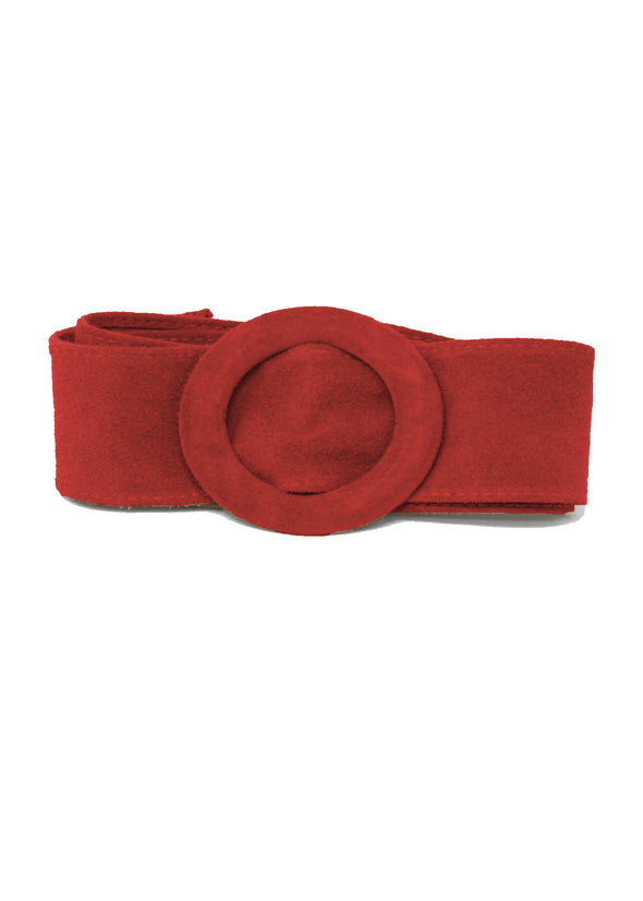 Germán Fuentes Circle Buckle Suede - Various