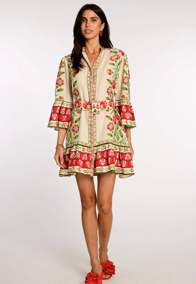 Elizabeth James Frances Dress - Indian Flower Ivory