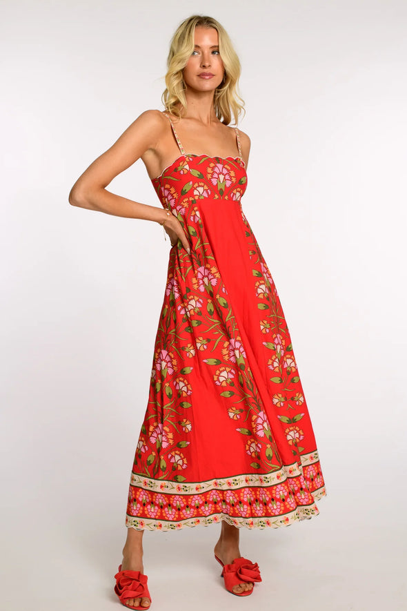 Elizabeth James Annalisa Dress - Indian Flower Poppy