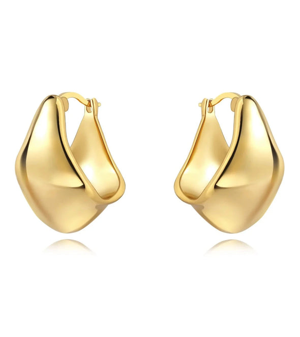 Sahira Carson Hoops - Gold