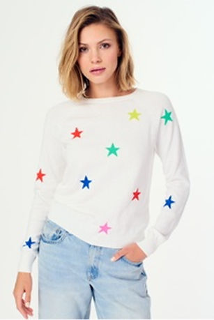 J. Society Star Sweater - White