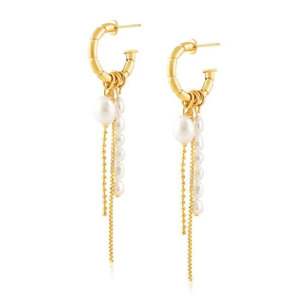 Sahira Nisea Earrings - Gold