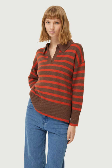 Compañia Fantastica Sweater - Brown and Orange