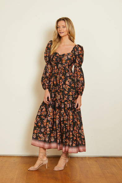 Caballero Sidney Dress - Folk Art Fleur