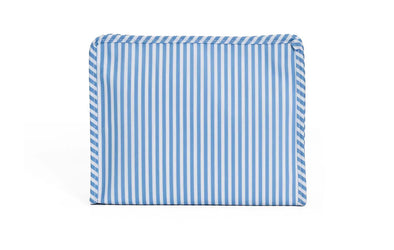 TRVL Roadie Small Zip Pouch - Pimlico stripe chambray