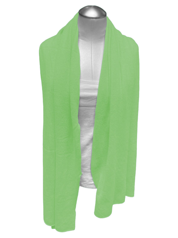 Pure Amici Cashmere Wrap - Kiwi Green