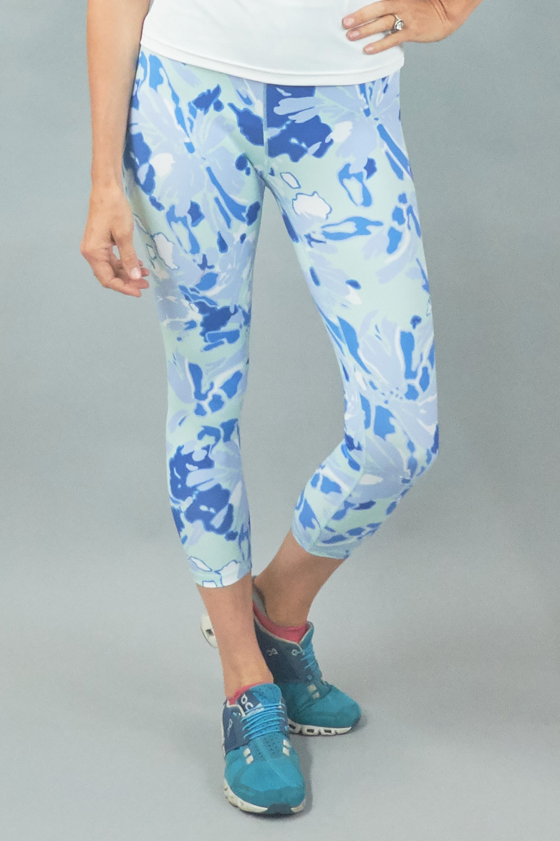 Leggings Depot Stay In Full Size Printed Joggers 